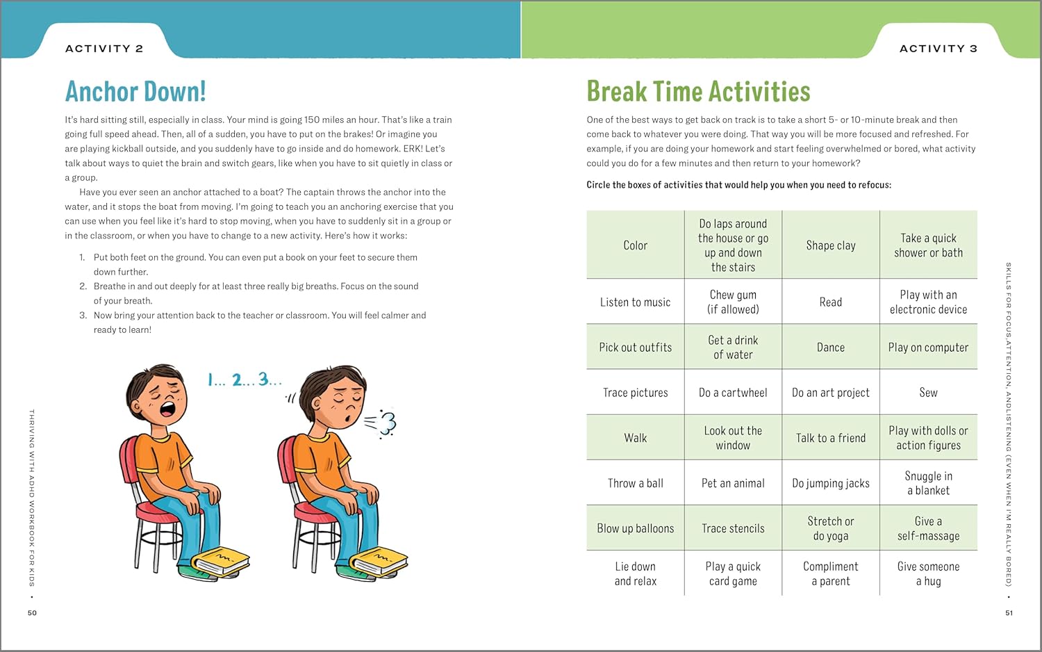 Thriving with ADHD Workbook for Kids: 60 Fun Activities to Help Children Self-Regulate, Focus, and Succeed - Image 7